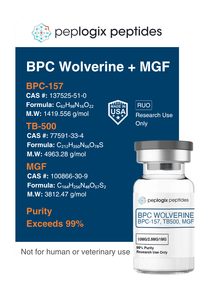 BPC Wolverine + MGF - 10mg / 2.5mg / 1mg Default