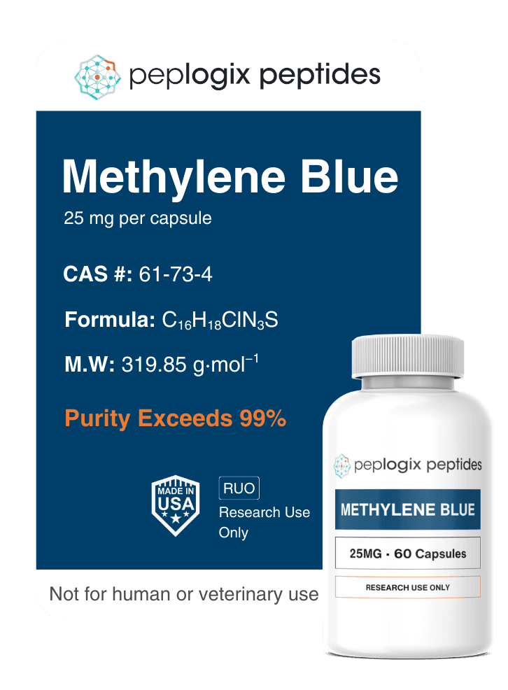 Methylene Blue Capsules - 25mg Default