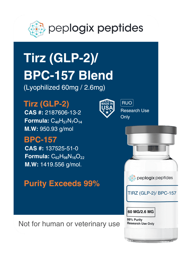 Tirz (GLP-2) / BPC-157 - 60mg / 2.6mg Default